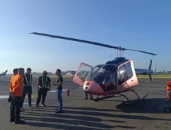 Helikopter Estindo Air Diduga Jatuh di Sekitar Air Terjun Mandin Damar