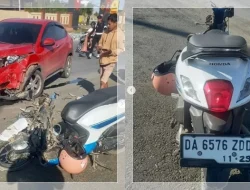 Warga Batulicin dikejutkan dengan sebuah kecelakaan lalu lintas yang cukup menghebohkan.