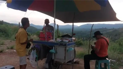 Pedagang Pentol Martapura Tempuh 55 KM Rute Ekstrem